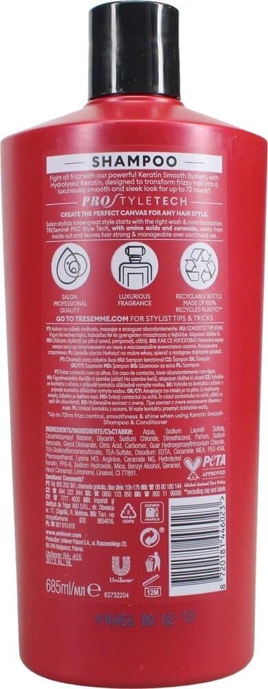 TRESemme Keratin Smooth Shampoo with Argan Oil (685ml) 2