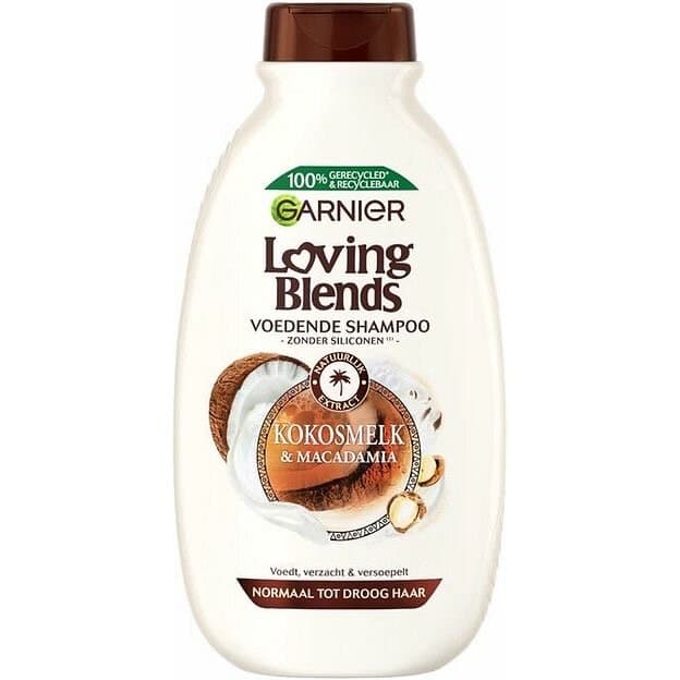 Garnier Loving Blends Coconut Milk & Macadamia Nourishing Shampoo (250ml) 1