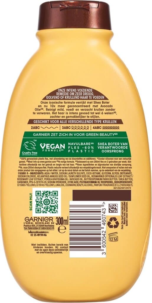 Garnier Loving Blends Nourishing Avocado Oil & Shea Butter Shampoo 300ml 5