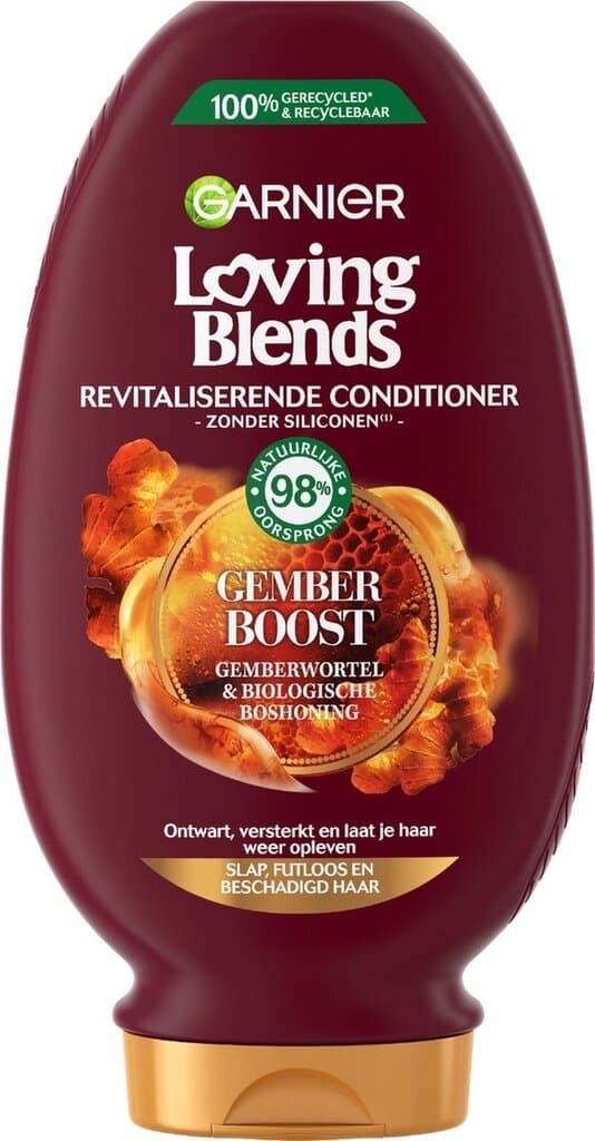 Garnier Loving Blends Ginger Boost Conditioner for Damaged Hair (250ml) 1