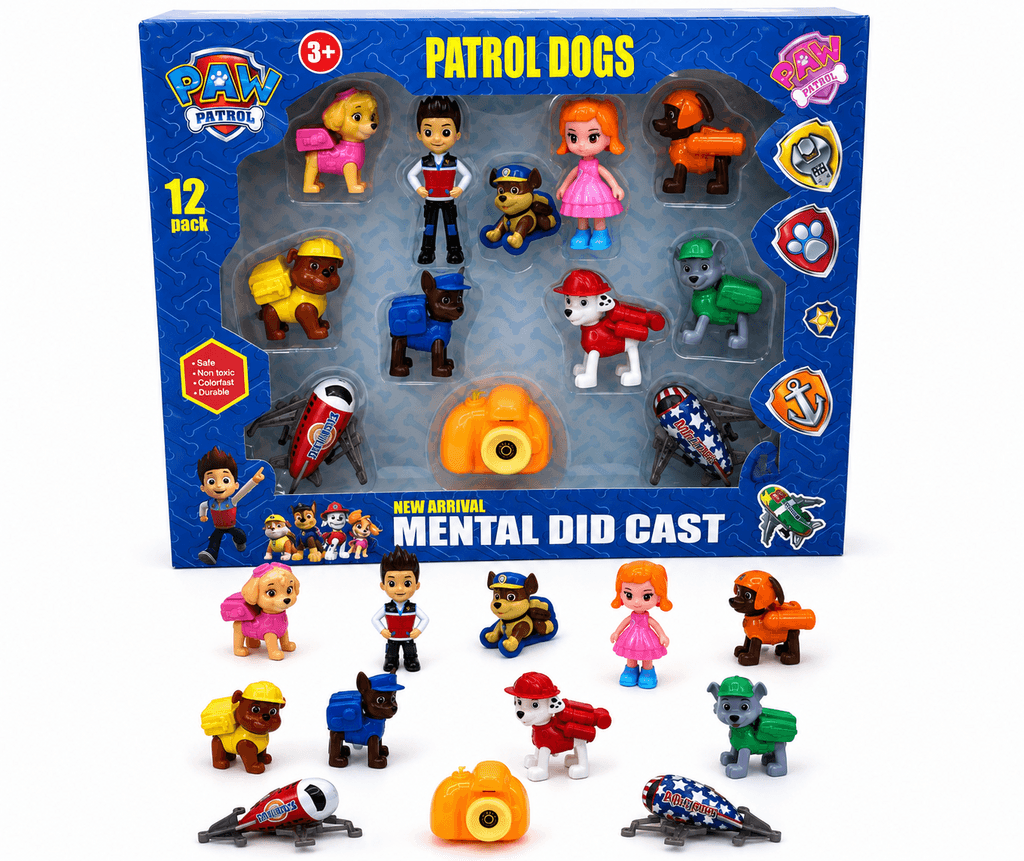 PAW Patrol 12-Pack Metal Die-Cast Toy Cars 1