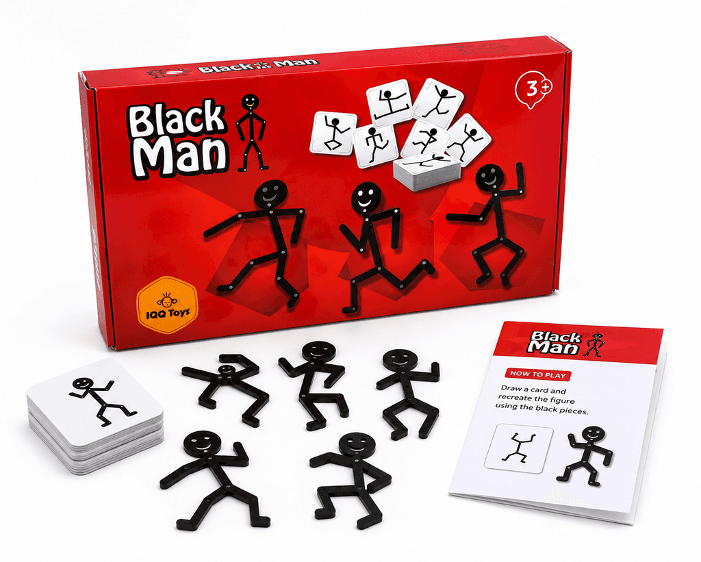 IQQ Educational Poseable Figure Game for Memory and Fine Motor Skills 1