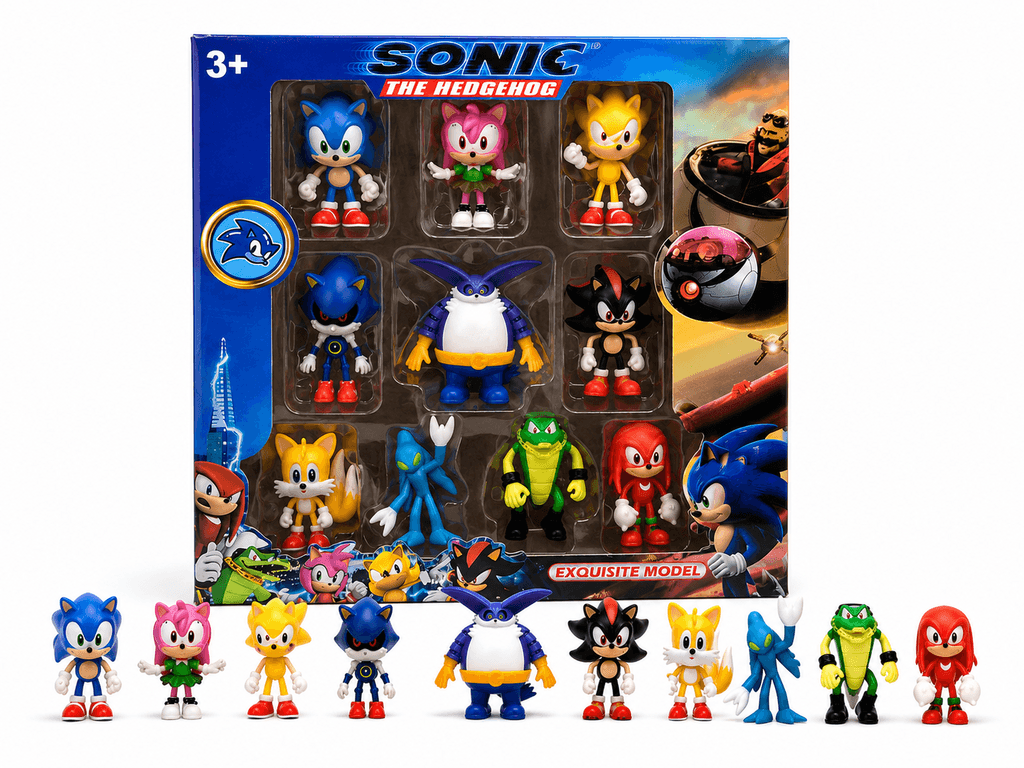 Sonic the Hedgehog Exquisite Collectible Model Toy Figure for Kids Ages 3+ 1