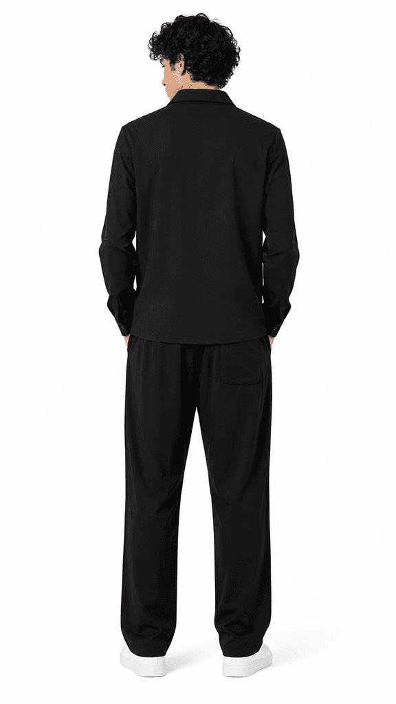 Loro Piana Premium Cotton Men's Travel Set - Black (XL) 2