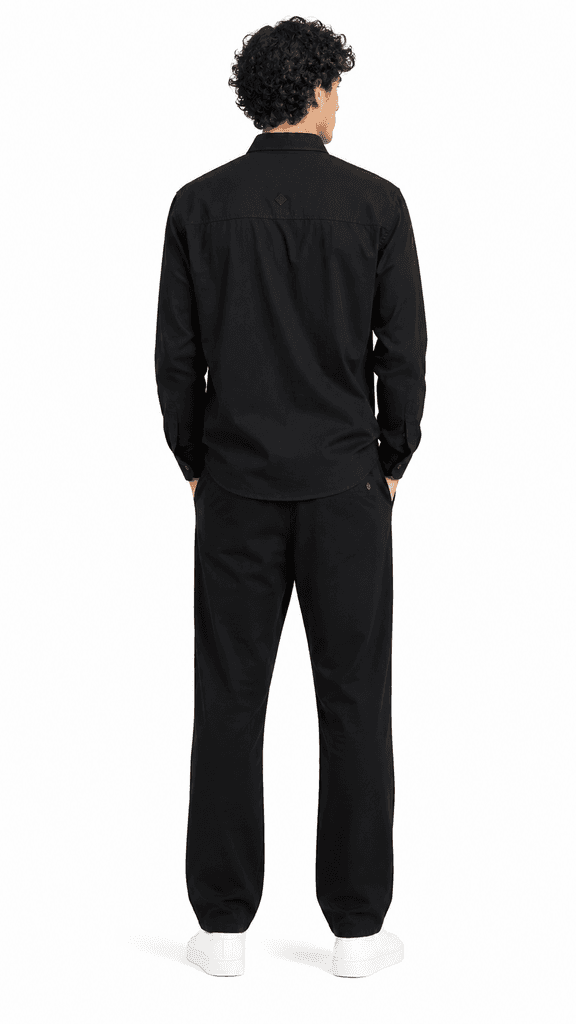 Loro Piana Men's Premium Crinkle Travel Set - Black (XL) 2