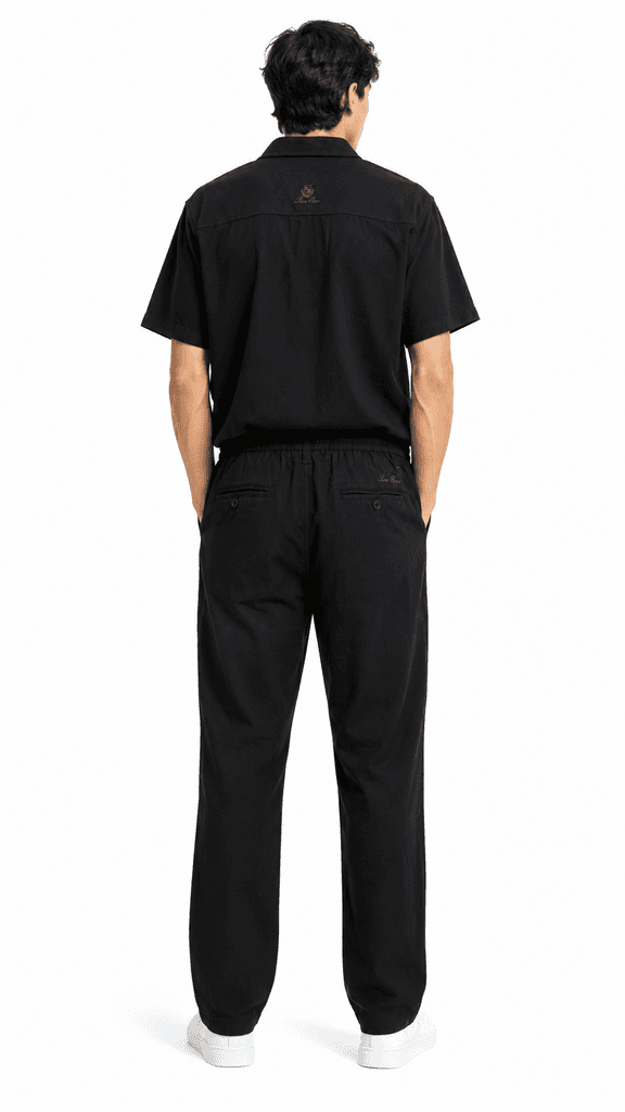 Loro Piana Master Quality Men's Travel Set in Crinkle Fabric - Black / XL 2