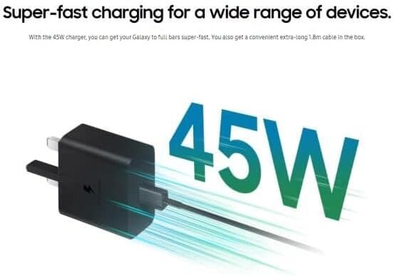 Samsung Type-C Charger with Type-C Cable 45W 2