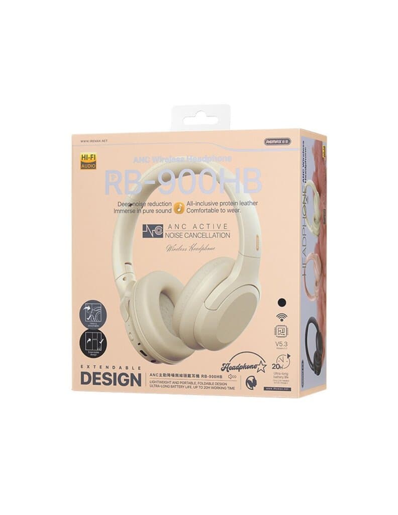 REMAX RB-900HB Wireless Bluetooth Headphones ANC 1