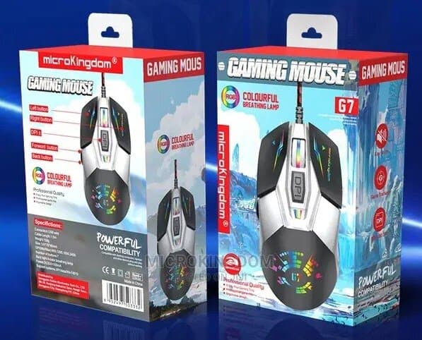 MICROKINGDOM G7 Wired Gaming Mouse 7 Buttons 2400 DPI 1