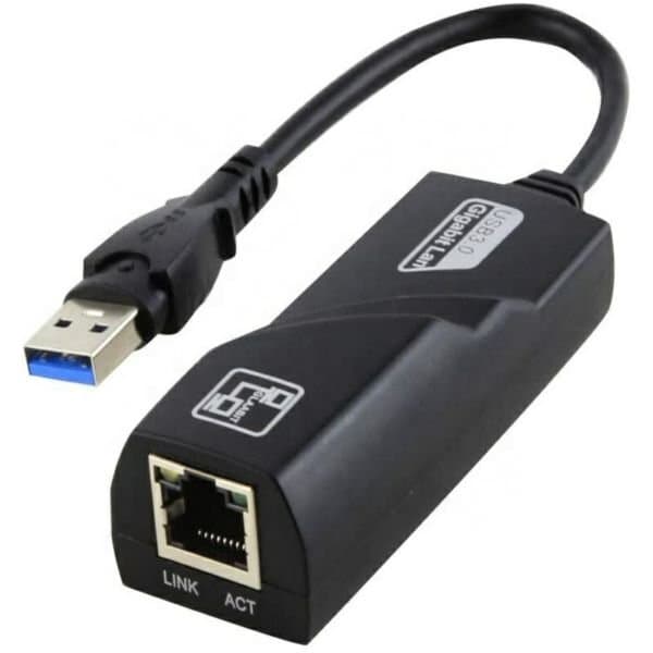 USB to Ethernet LAN Gigabit Adapter 10/100/1000Mbps 1