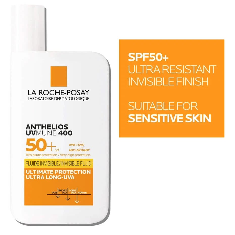 ANTHELIOS UVMUNE 400 INVISIBLE FLUID SPF50+ SUN CREAM FOR SENSITIVE SKIN 50ML 1