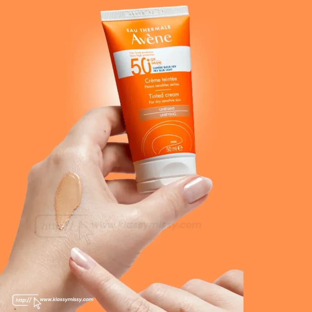 Avene SPF 50 tinted cream for dry sensitive skin unifiant unifying 1