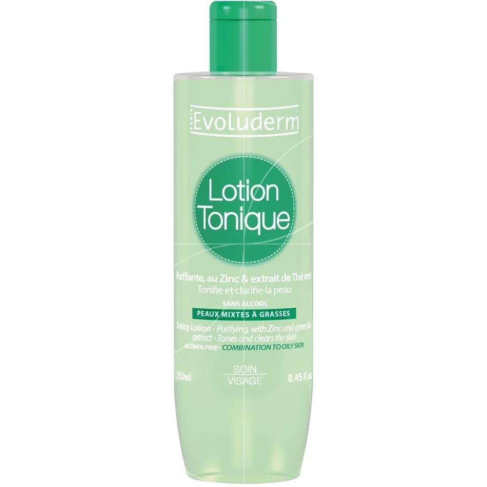 evoluderm face lotion tonique combinition to oily skin 1