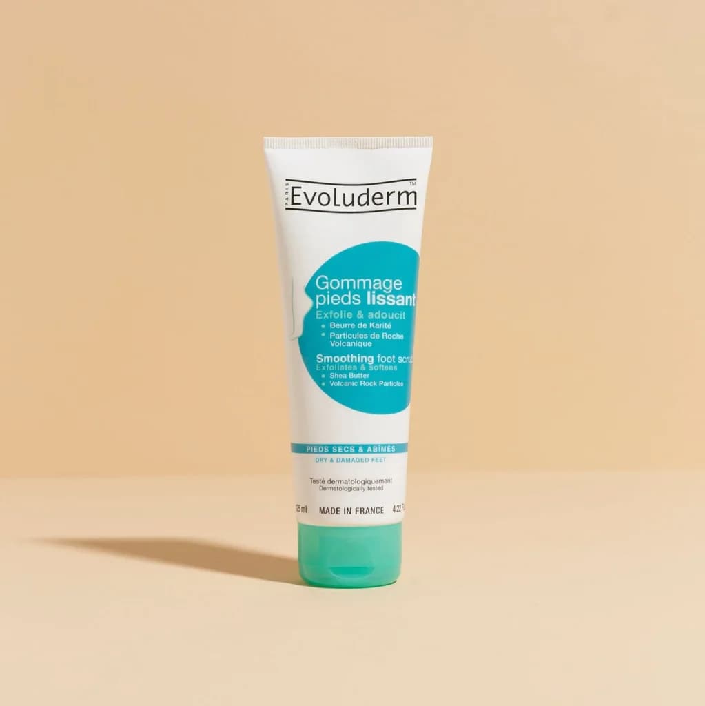 evoluderm smoothing foot scrub 1