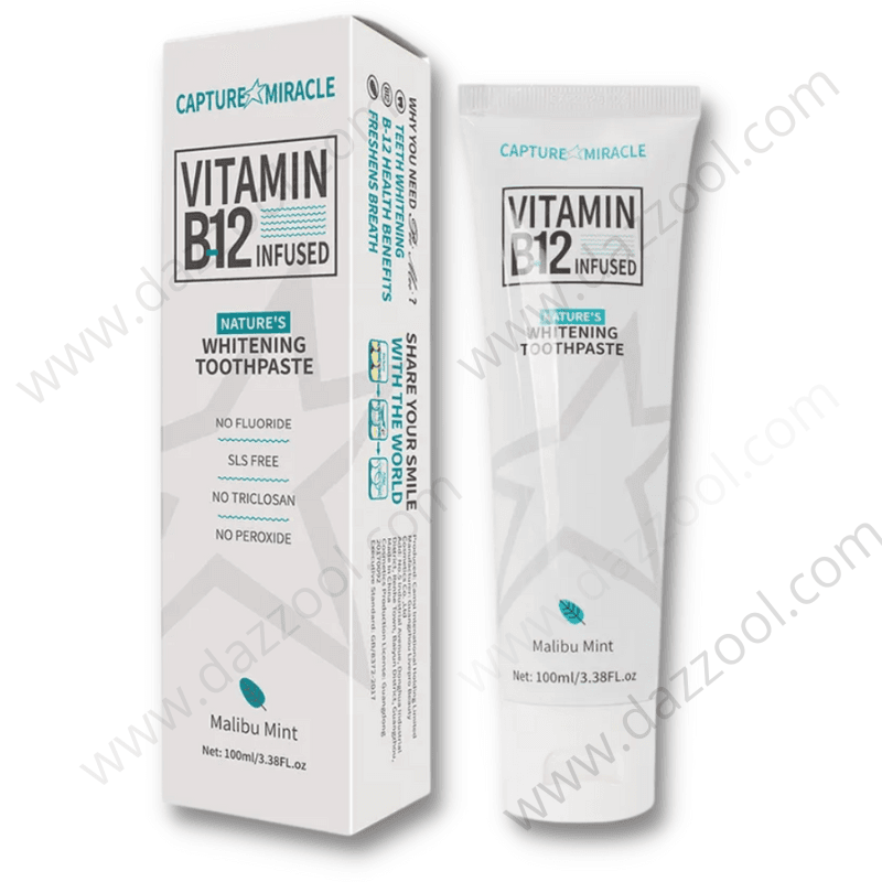 Capture Miracle Vitamin B-12 Whitening Toothpaste - 100ml 1