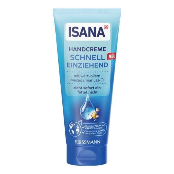 Isana Handcreme Schnell Einziehend - 100ml 1