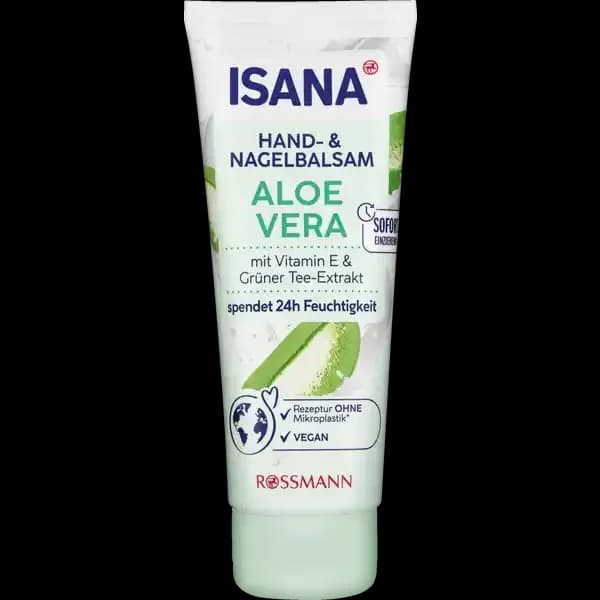Isana Hand & Nagelcreme Aloe Vera - 100ml 1