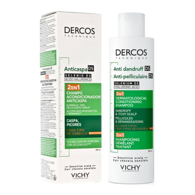 Vichy Dercos Mineral Soft 2-in-1 Shampoo (All Hair Types) - 200ml 1