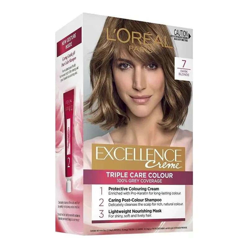 L'Oreal Excellence Hair Color (7 Blonde) 1