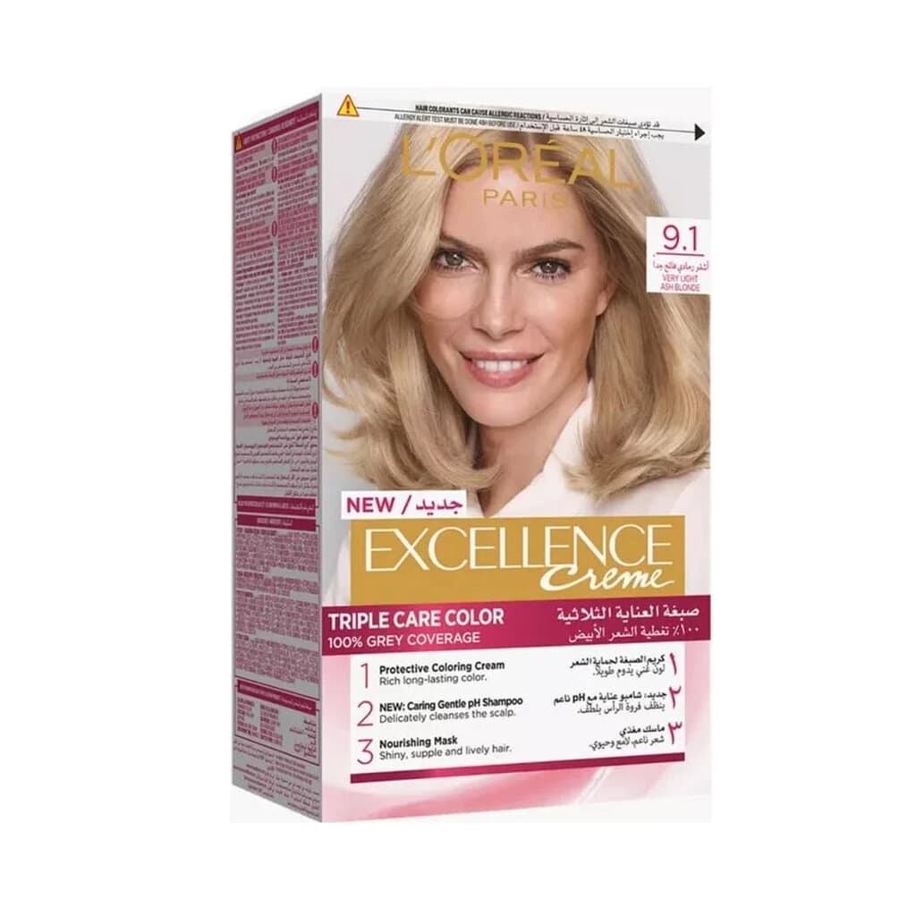 L'Oreal Excellence Hair Color (9.0 Very Light Ash Blonde) 1