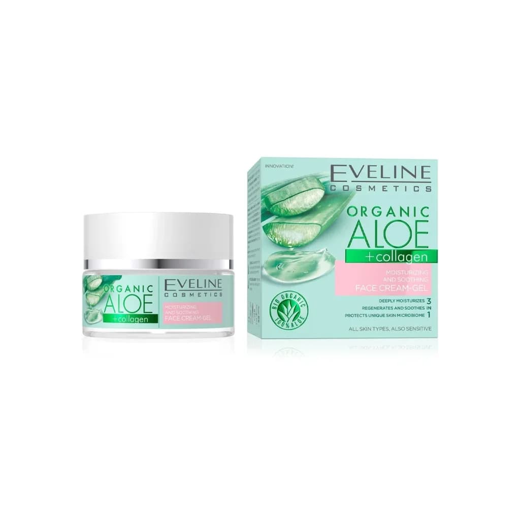 Eveline Moisturizing & Soothing Face Cream-Gel - 50ml 1