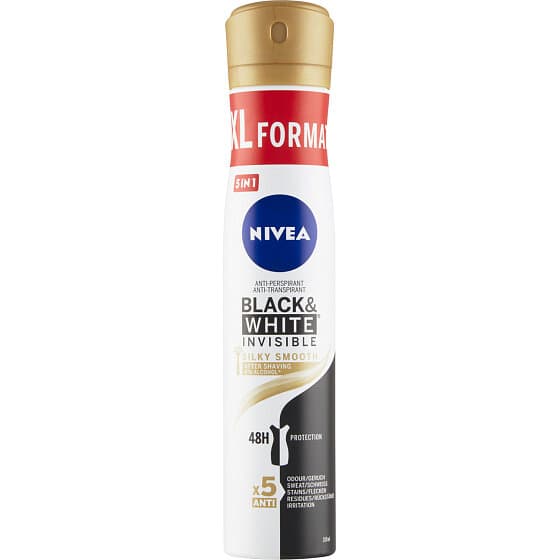 Nivea Black & White Invisible Silky Smooth 72H - 200ml 1
