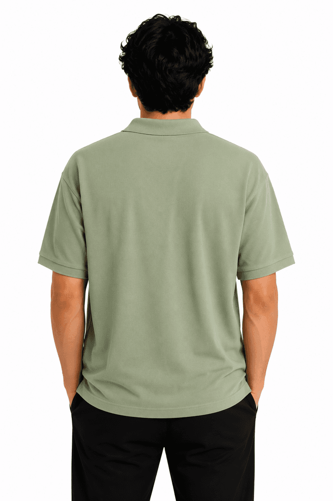 TIANKONGYIHAO Men's Premium 100% Cotton Classic Crewneck T-Shirt - Light Green (XL) 2