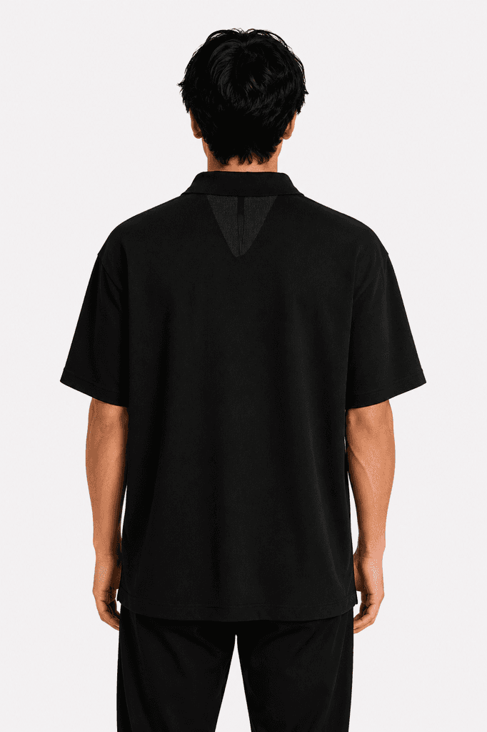 TIANKONGYIHAO Men's Premium 100% Cotton Classic Crewneck T-Shirt - Black (XL) 2