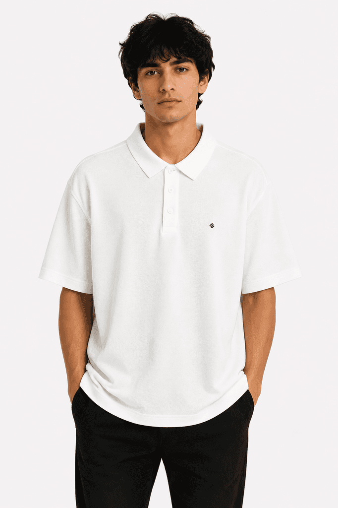 FABiO LİZZO Premium Men's Cotton T-Shirt - White (L) 1