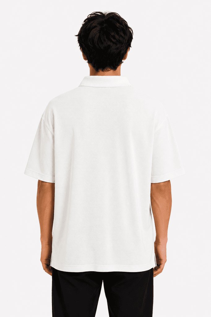 FABiO LİZZO Premium Men's Cotton T-Shirt - White (L) 2
