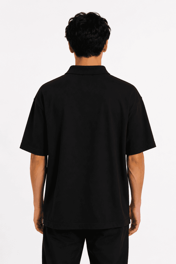 FASHION Men's Premium 100% Cotton Classic Crewneck T-Shirt - Black (5XL) 2