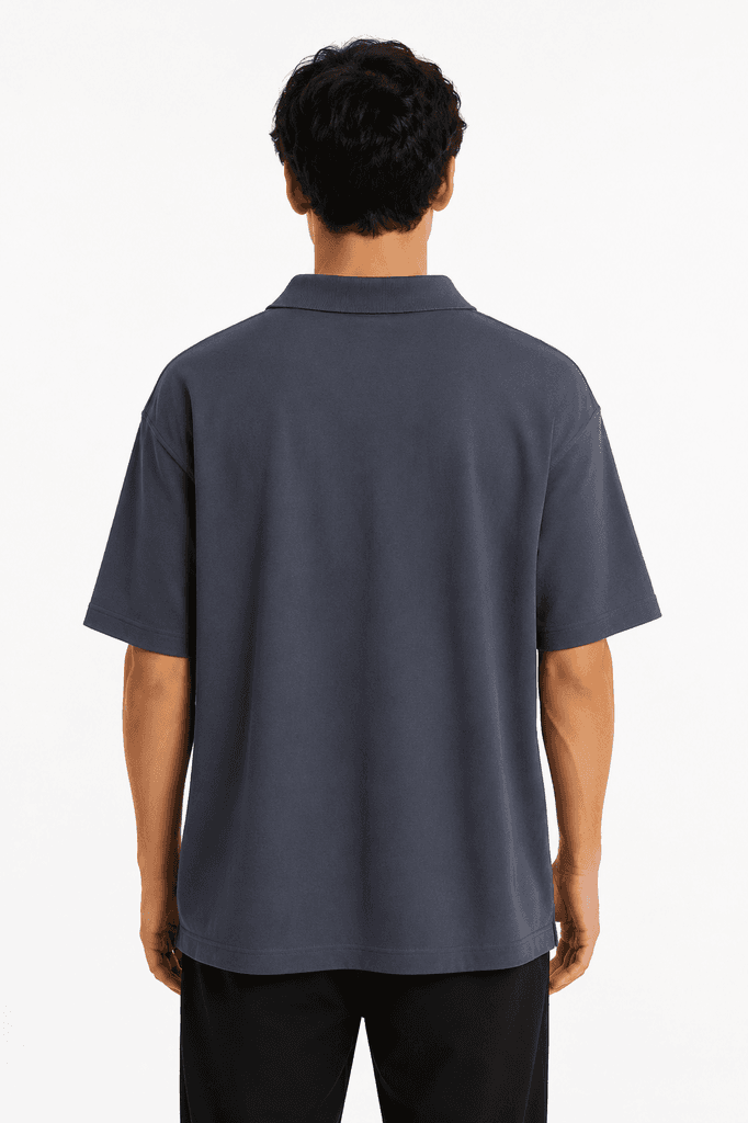 FASHION Men's Premium 100% Cotton Classic Crewneck T-Shirt - Dark Gray (5XL) 2
