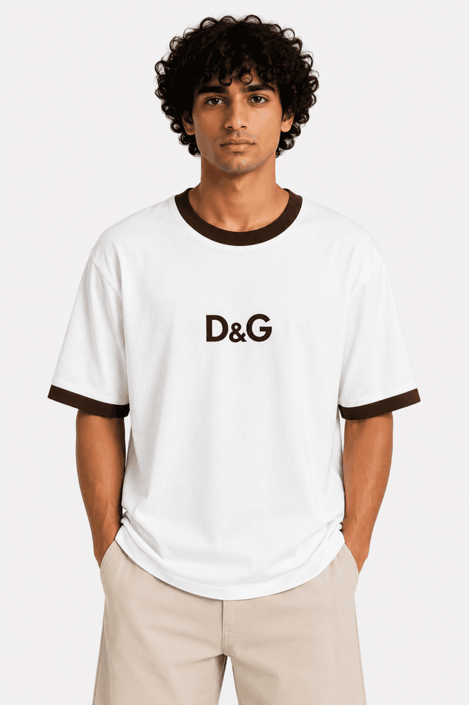Dolce & Gabbana Men's Premium Cotton Classic Crewneck T-Shirt - White / Size L 1