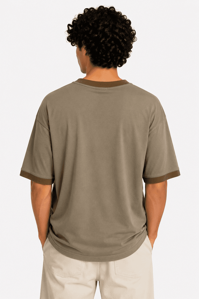 Dolce & Gabbana Men's Premium Cotton Classic Crewneck T-Shirt - Dark Brown / Size L 2