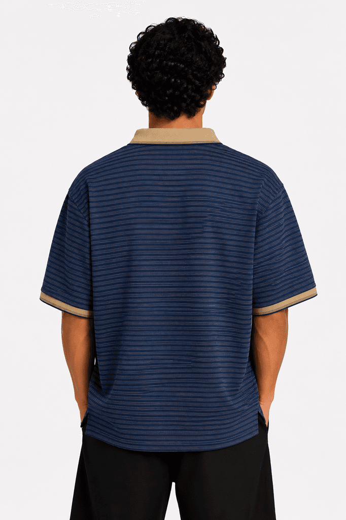 Fabion Lizzo Men's Premium Cotton T-Shirt - Navy Blue (L) 2