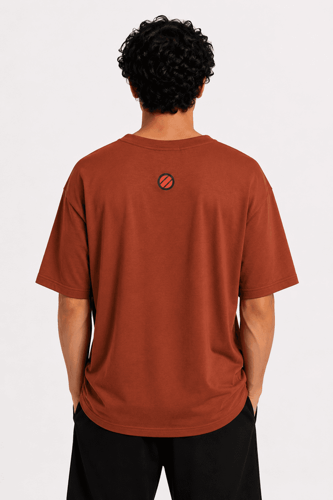 Ermenegildo Zegna Men's Luxury Cotton T-Shirt - Rust Brown (L) 2