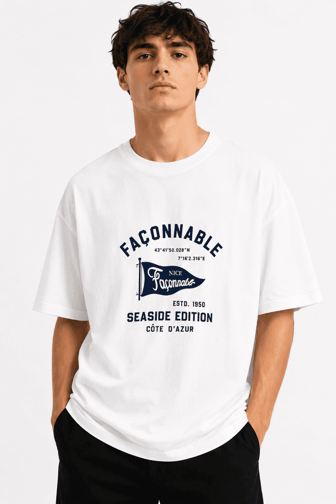Façonnable Men's Premium Cotton T-Shirt - White (L) 1