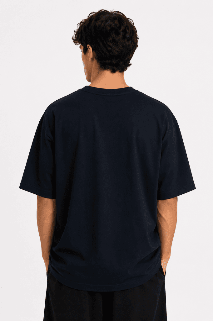 Façonnable Men's Premium Cotton T-Shirt - Navy Blue (L) 2