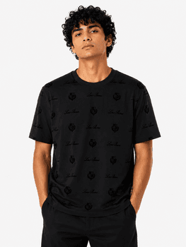 تي شيرت Loro Piana الرجالي من القطن الفاخر - أسود (XL)