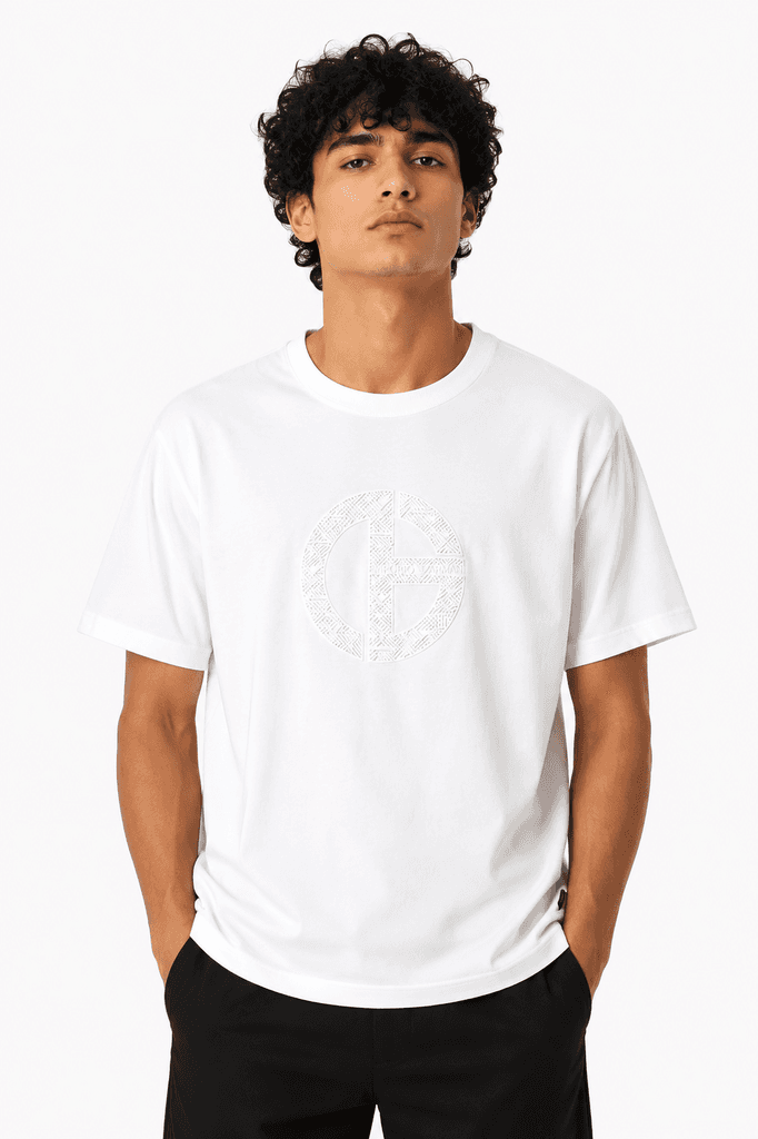 Emporio Armani Premium Cotton Men's T-Shirt - Master Quality - White (XL)