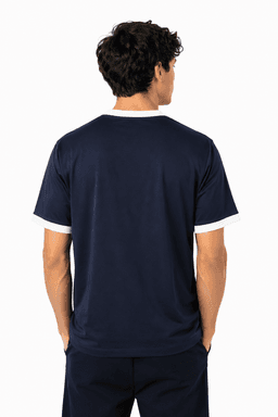تیشێرتی پیاوانەی فاخری Loro Piana لە لۆکەی بەرز - شینی تۆخ / XL — photo 2
