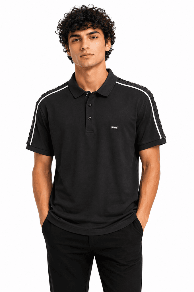 Boss Premium Cotton Men's T-Shirt - Black (XL)