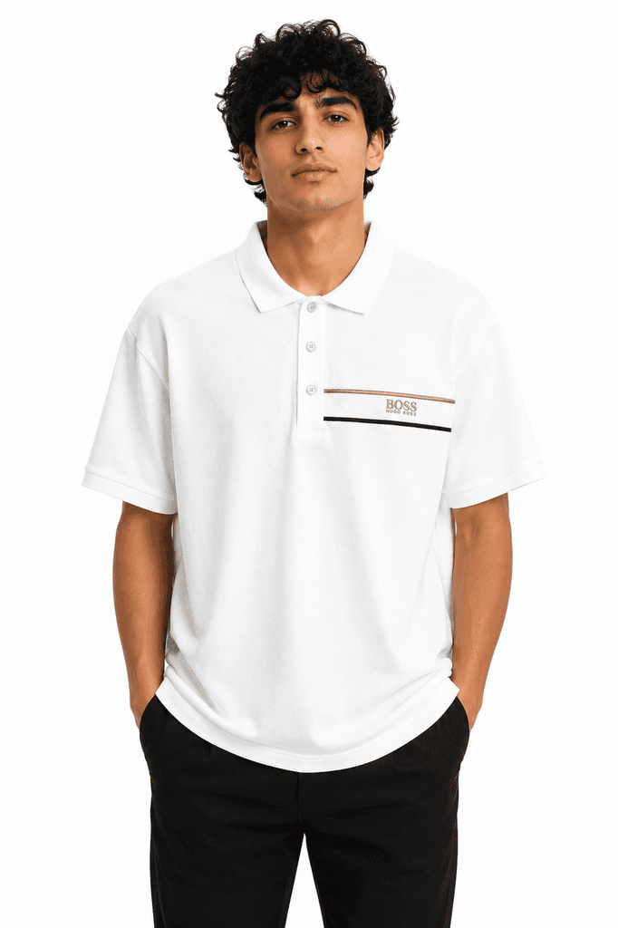 Boss Premium Men's Cotton T-Shirt - White - XL 1