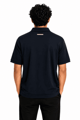 Boss Premium Men's Cotton T-Shirt - Navy Blue - XL — photo 2