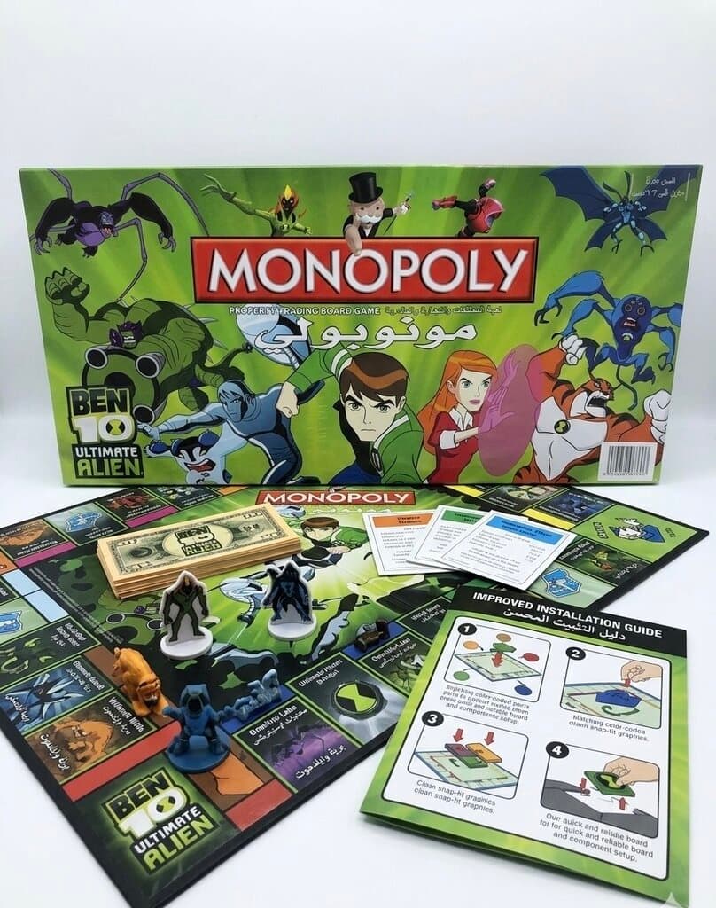 Monopoly Ben 10 Edition Board Game - Ultimate Alien Adventure 1