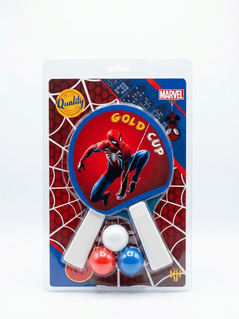 Marvel Gold Cup Table Tennis Set  - Brain-Stimulating Action Game for Kids 5+ 1