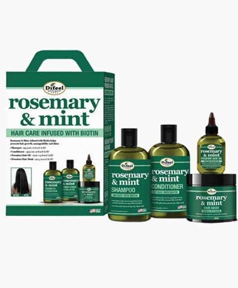 Rosemary Mint Hair Care Gift Set with Biotin 1