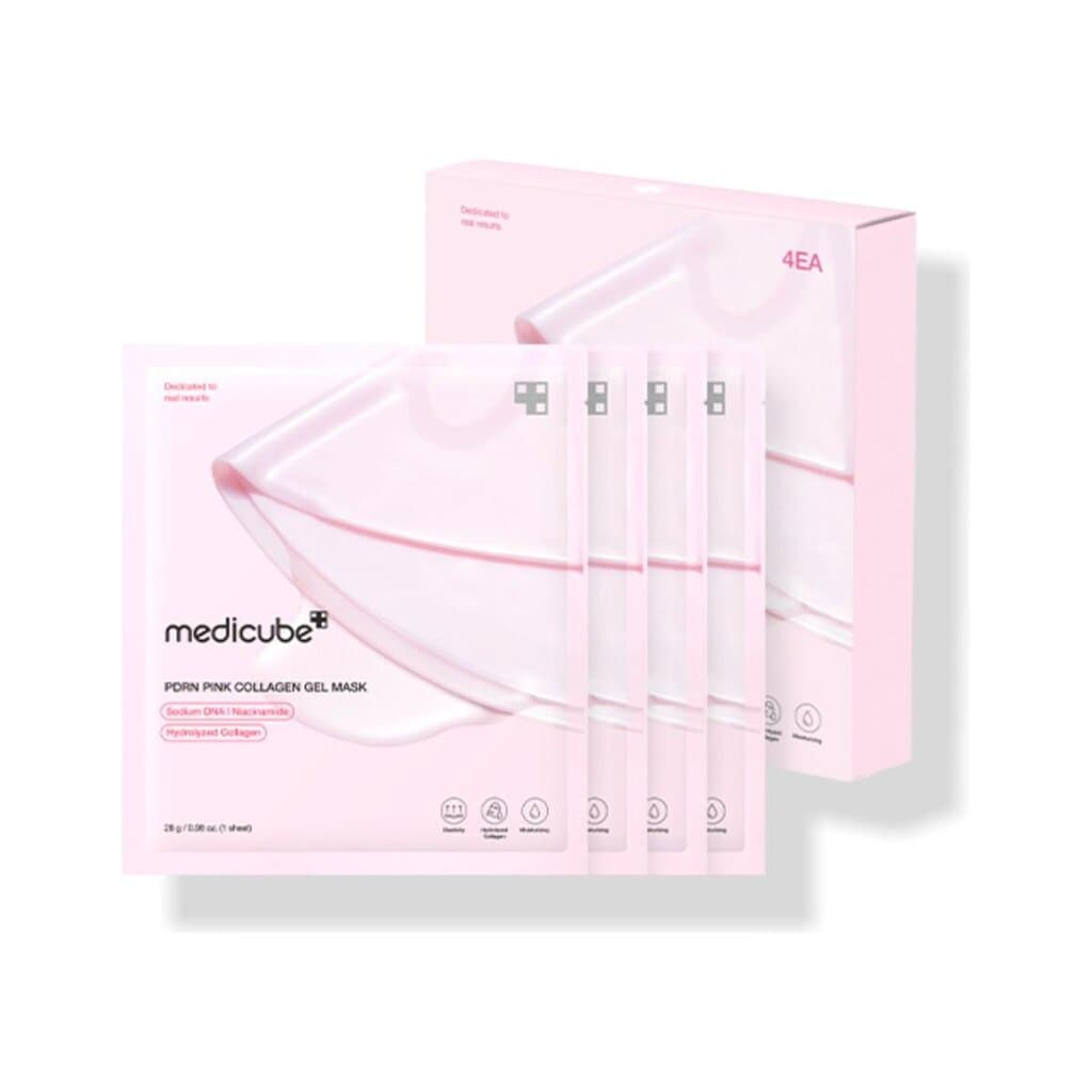 Medicube PDRN Pink Collagen Gel Mask - 4 Pack - 28g 1