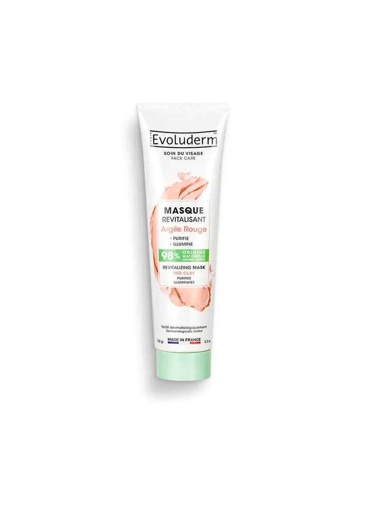 evoluderm masque repulpant face care red clay