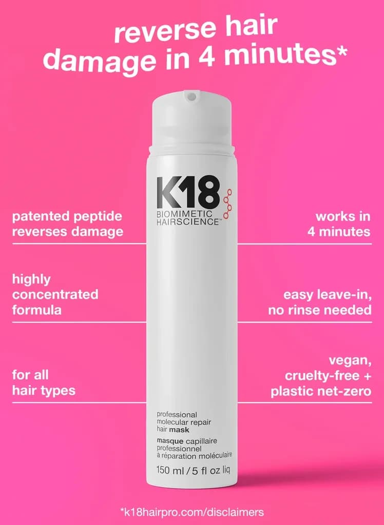 k18 professional molecular repair mask